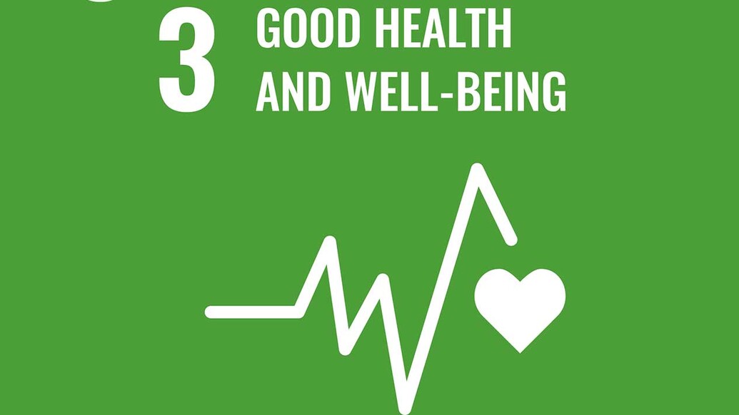 Sustainable Development Goal logo 3 - Good health and wellbeing
