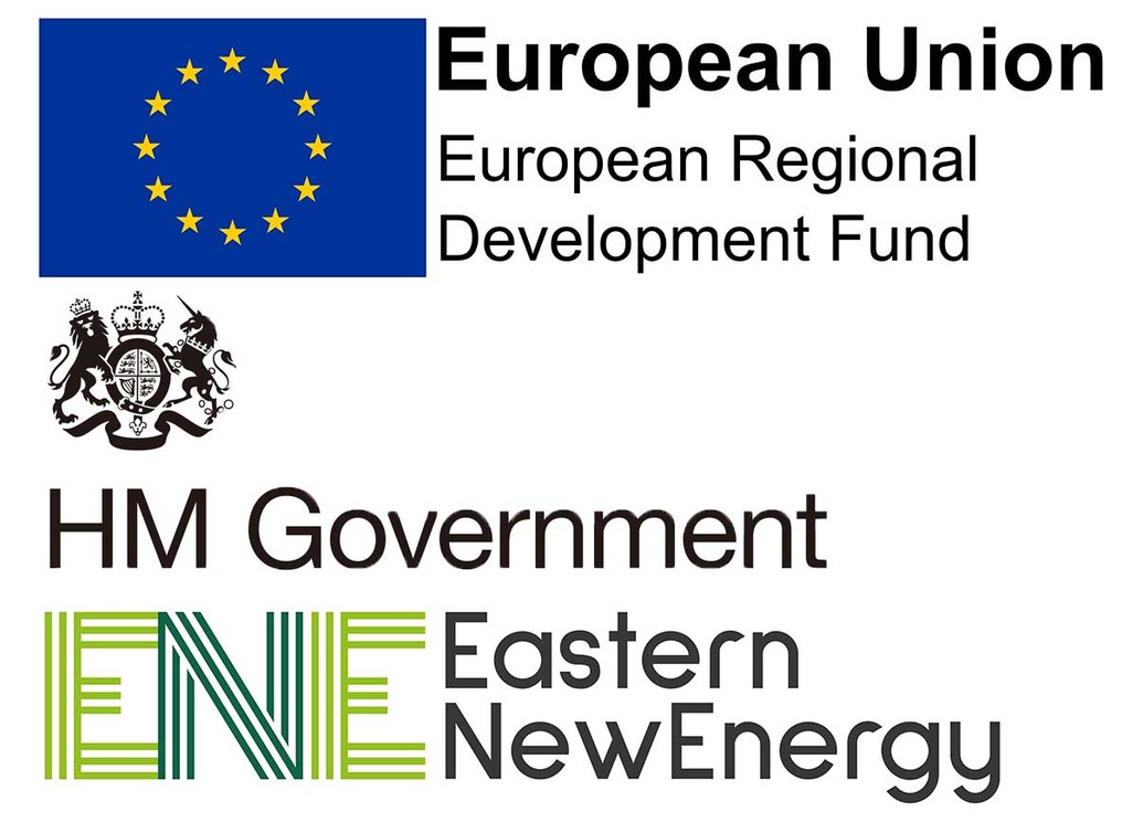 ENE ERDF and HMG logos