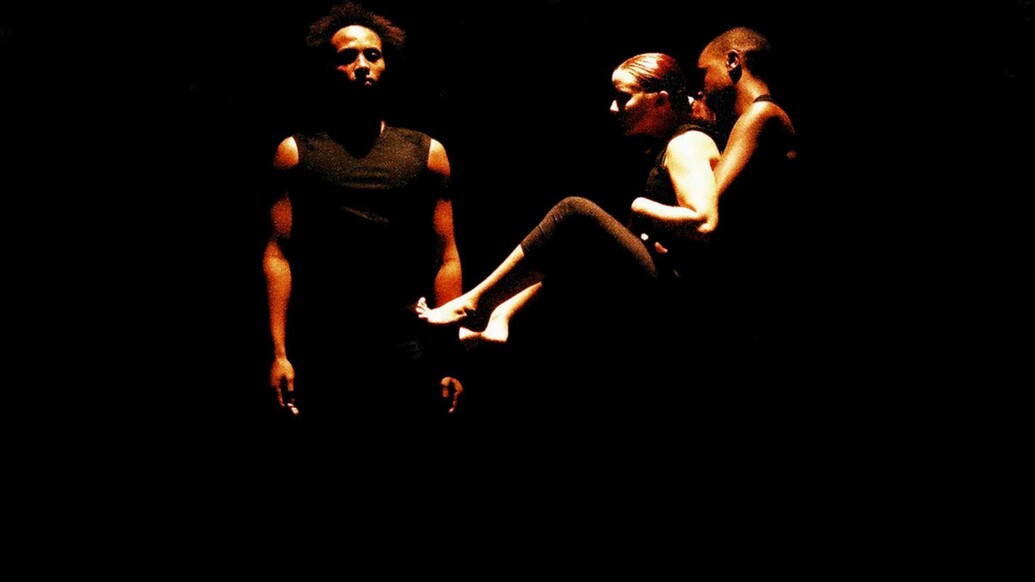Three dancers performing 'I'm Sorry I Never' (2005)
