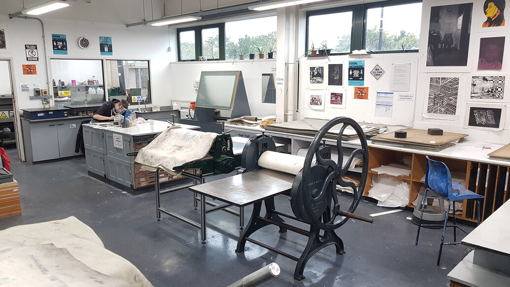 Print workshop facilities at ACE