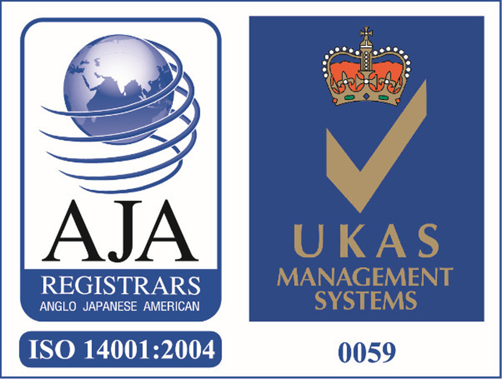 ISO14001 accredited Environmental Management System