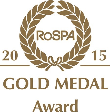 RoSPA Gold Medal Award 2015 logo