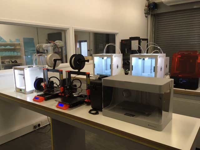 Inside view of the Digital Fabrication Lab