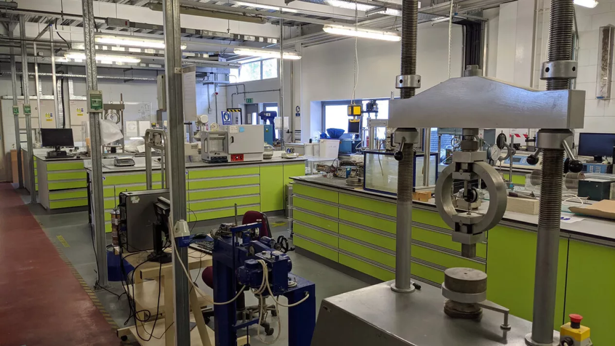 The Civil Engineering Lab at the School of ACE at UEL